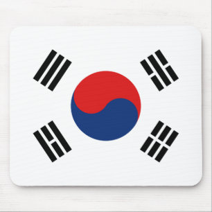 Sydkorea Flagga Mousepad Musmatta