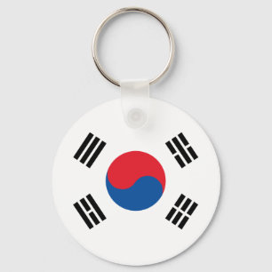 Sydkorea Flagga Nyckelring