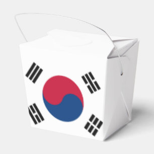 Sydkorea flagga presentaskar