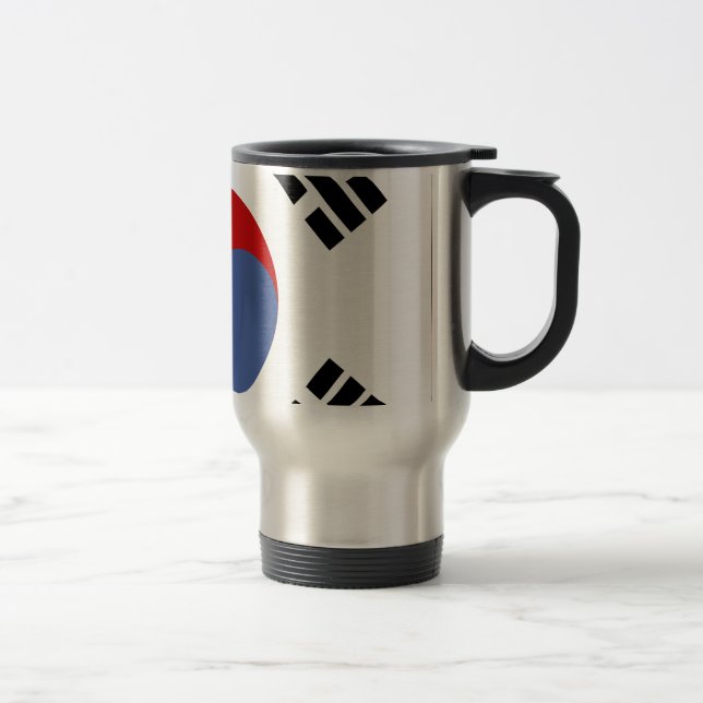 Sydkorea flagga resemugg (Höger)