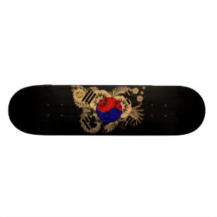 Sydkorea Flagga Skateboard Bräda 21,5 Cm