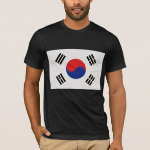 Sydkorea flagga t-shirt