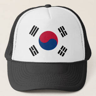 Sydkorea flagga truckerkeps
