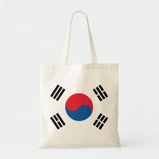 Sydkorea Flagga Tygkasse (Framsidan)