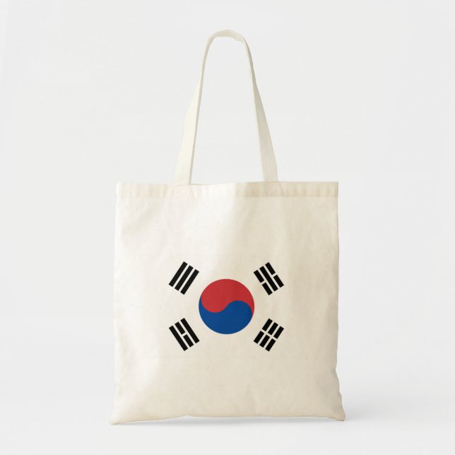 Sydkorea Flagga Tygkasse (Framsidan)