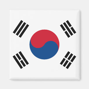 Sydkorea flaggamagnet magnet