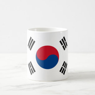 Sydkorea flaggamugg kaffemugg