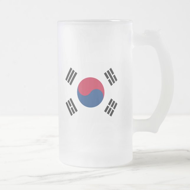 Sydkorea Frostat Ölglas (Höger)