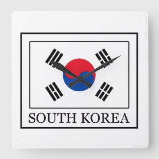 Sydkorea Fyrkantig Klocka