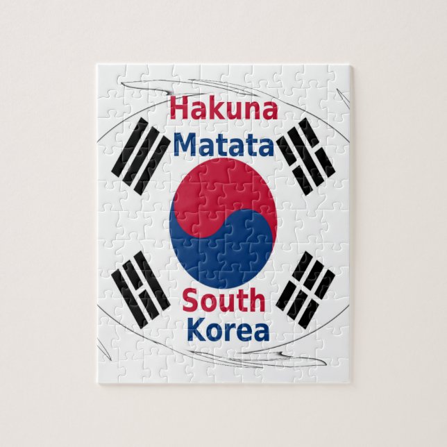 Sydkorea Hakuna Matata Pussel (Vertikal)