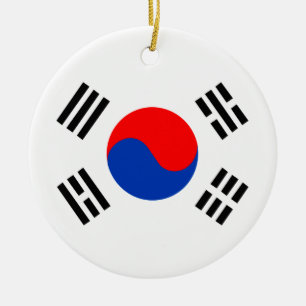 Sydkorea Julgransprydnad Keramik