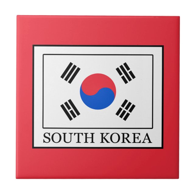 Sydkorea Kakelplatta (Framsidan)
