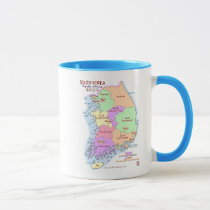Sydkorea kartamugg mugg
