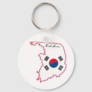 Sydkorea Keychain Nyckelring