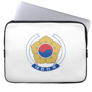 sydkorea lands vapen symbol emblem  laptop fodral