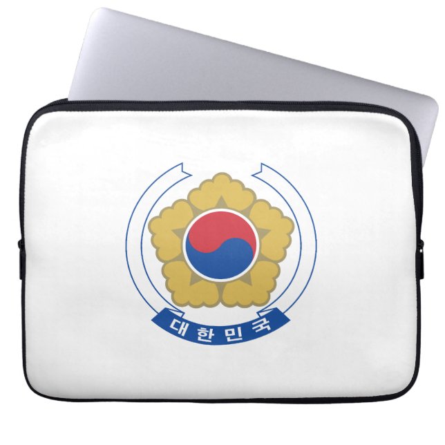 sydkorea lands vapen symbol emblem  laptop fodral (Framsidan)