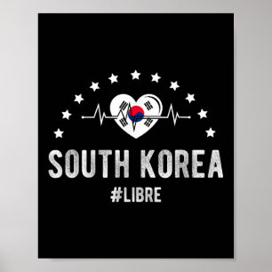 Sydkorea #libre Sydkorea Pride Koreansk Patriot Poster