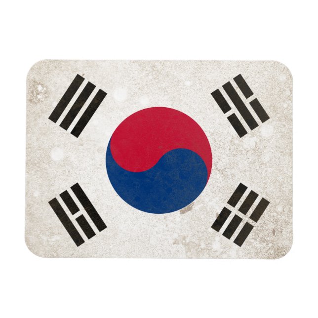Sydkorea Magnet (Horisontell)