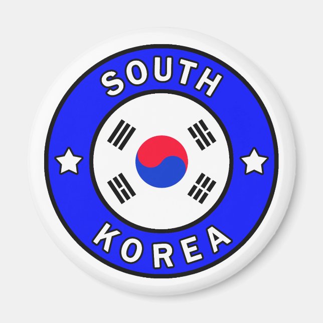 Sydkorea Magnet (Framsidan)