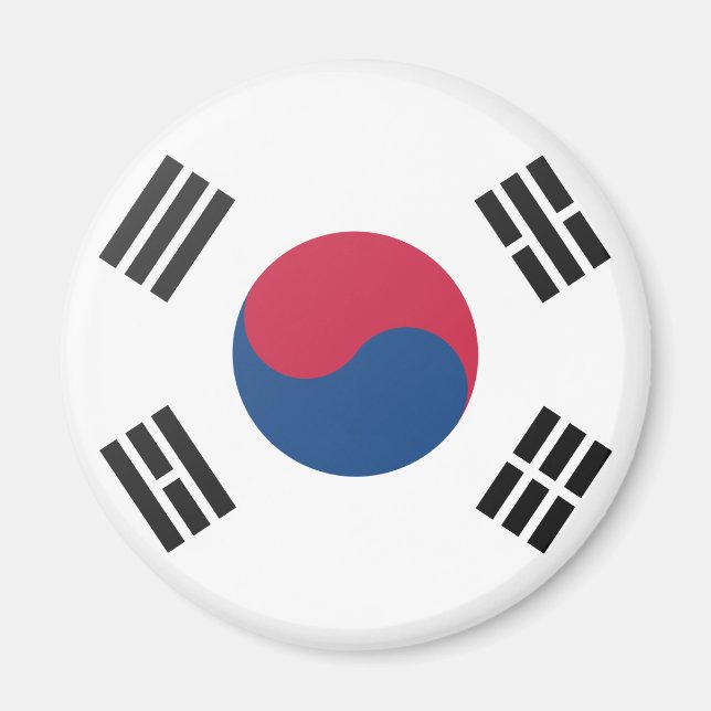 Sydkorea Magnet (Framsidan)