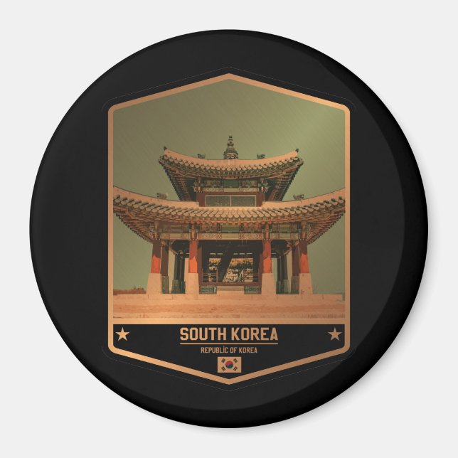 Sydkorea Magnet (Framsidan)