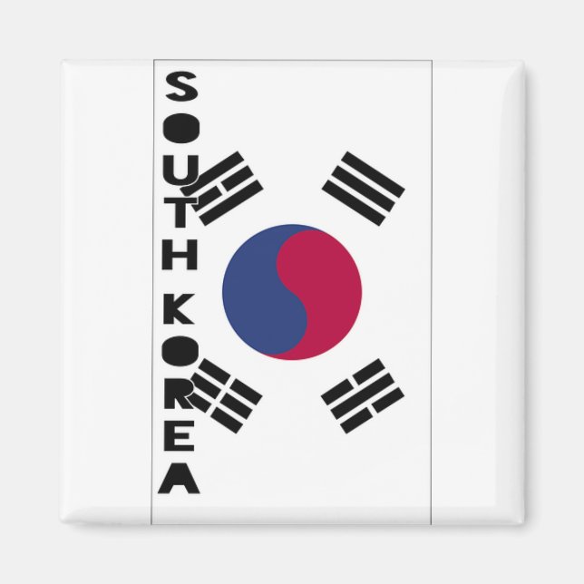 Sydkorea Magnet (Framsidan)