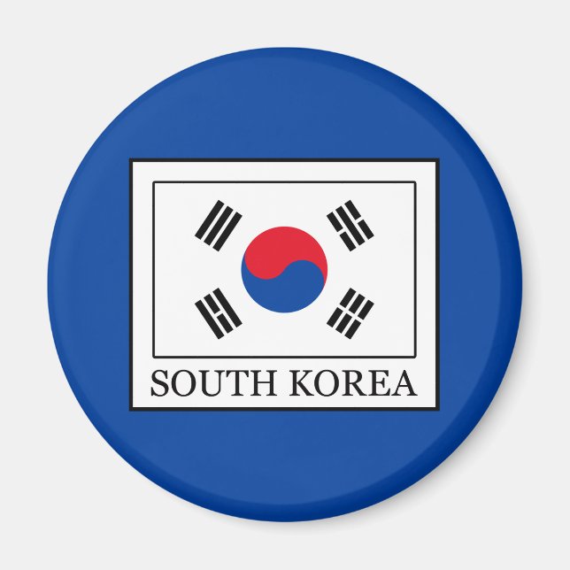 Sydkorea Magnet (Framsidan)