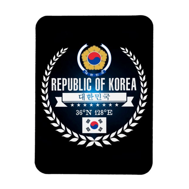 Sydkorea Magnet (Vertikal)