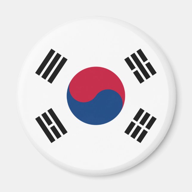 Sydkorea Magnet (Framsidan)