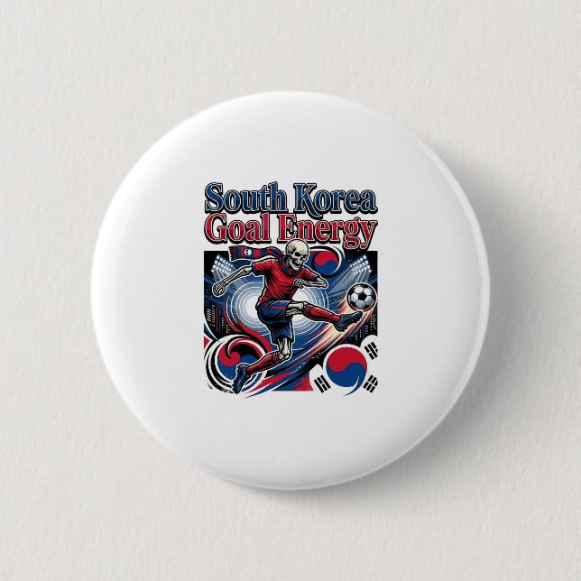 Sydkorea Mål Energi Skelett Anfallare Nationer B Knapp (Framsida)