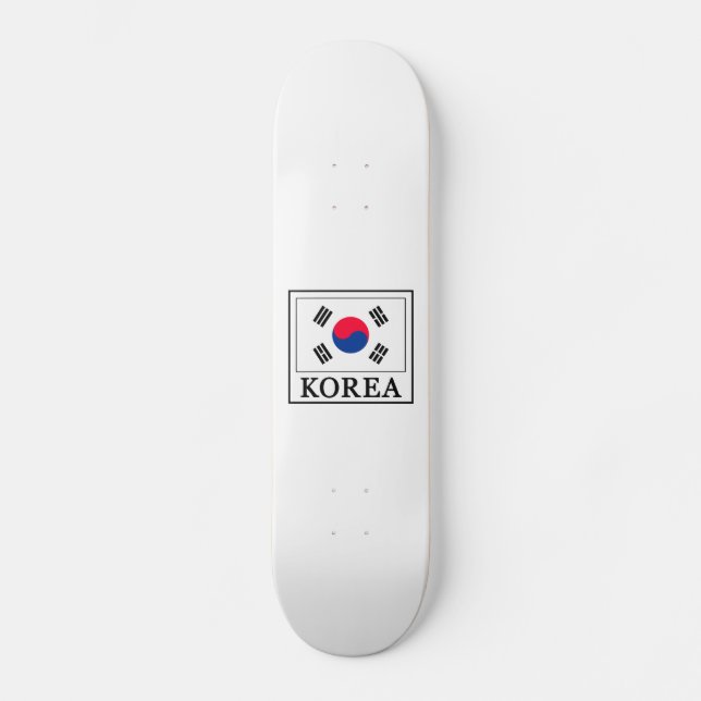 Sydkorea Mini Skateboard Bräda 18,5 Cm (Framsida)