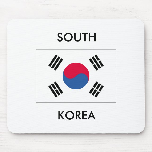 Sydkorea mousepad musmatta (Framsidan)