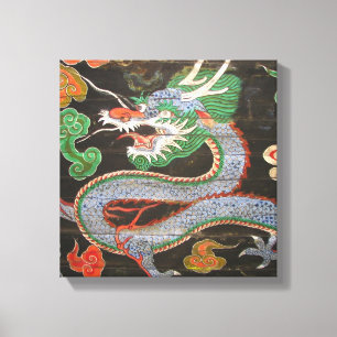 Sydkorea Namdaemun Sungnyemun drake Canvastryck