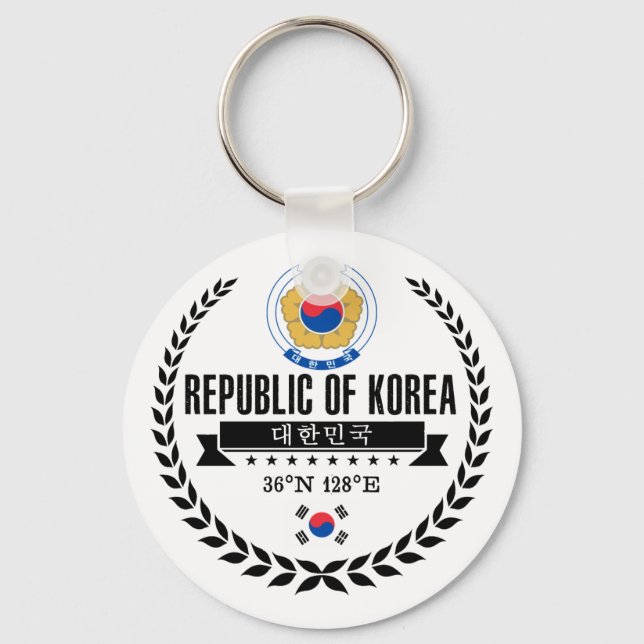 Sydkorea Nyckelring (Framsida)