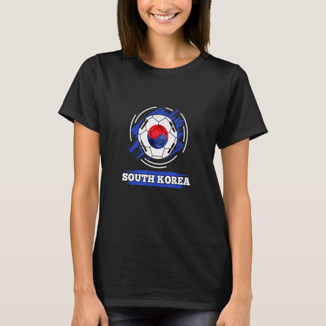 Sydkorea, Oceanen Land, Sydkorea D003 0027 T Shirt (Framsida)