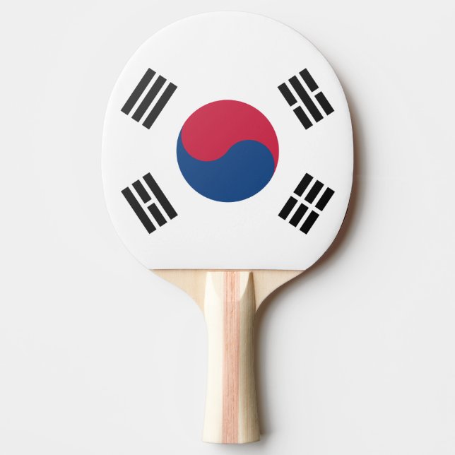 Sydkorea Pingisracket (Framsidan)
