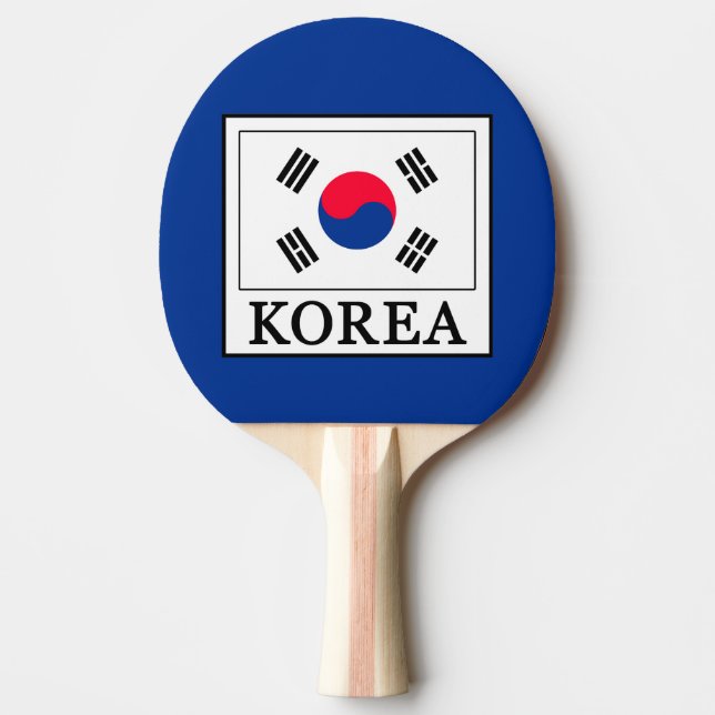 Sydkorea Pingisracket (Framsidan)