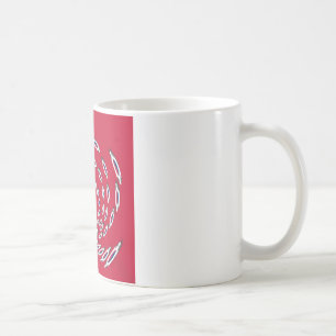 Sydkorea Polka Dot flagga Kaffemugg
