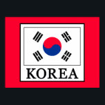 Sydkorea Poster<br><div class="desc">Sydkorea</div>