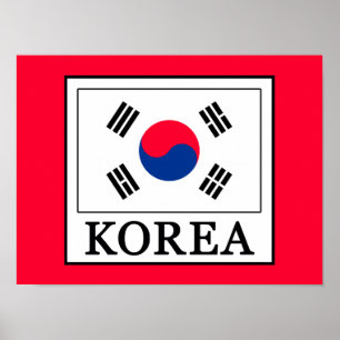 Sydkorea Poster