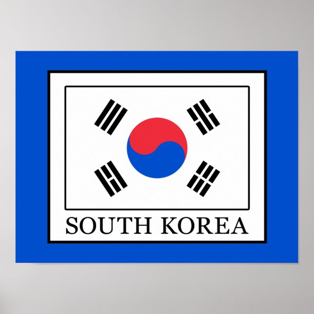 Sydkorea Poster (Framsidan)