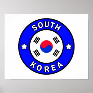 Sydkorea Poster