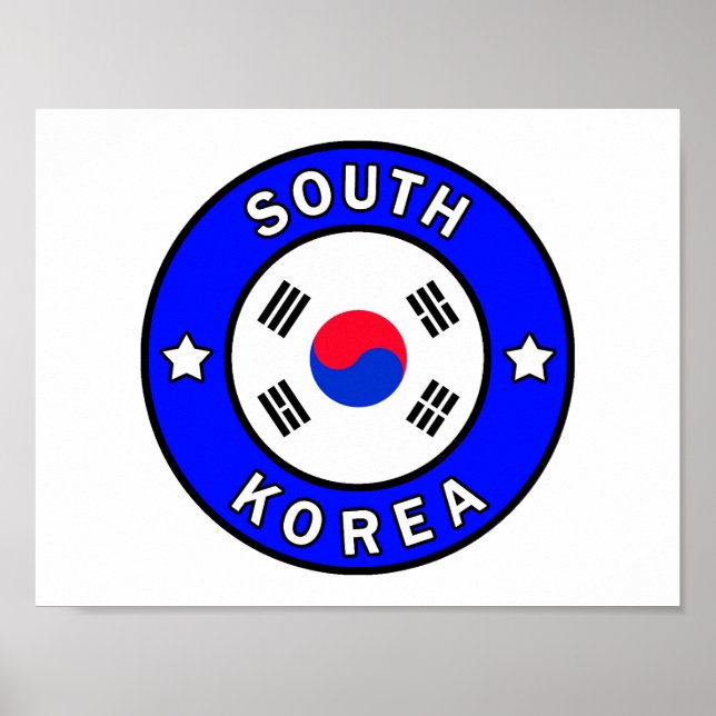 Sydkorea Poster (Framsidan)