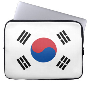 Sydkorea Seoul Asien Koreanska flaggan Resa Laptop Fodral