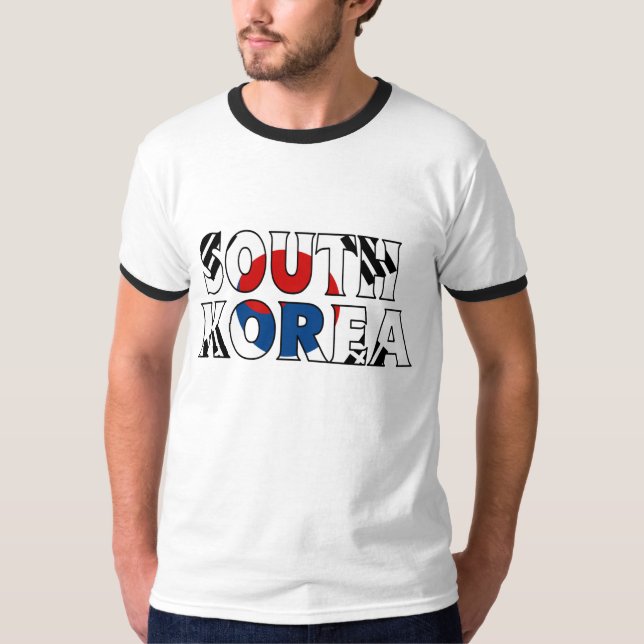 Sydkorea skjorta t-shirt (Framsida)