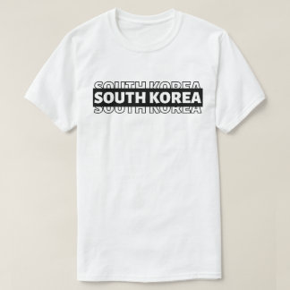 Sydkorea Söul Vibes Minimalist Streetwear T-Sh T Shirt