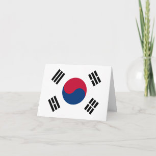 Sydkorea (Sydkorea)-Flagga Kort