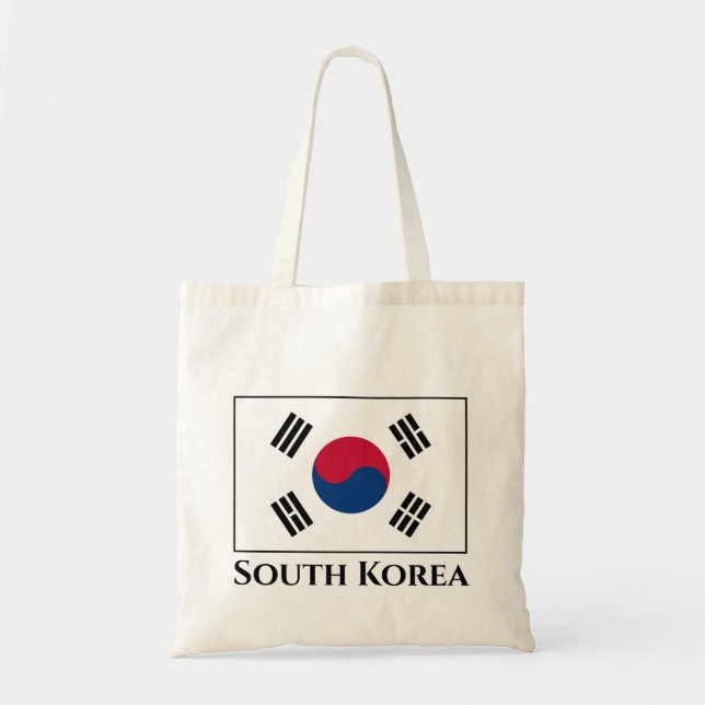 Sydkorea (Sydkorea)-Flagga Tygkasse (Framsidan)