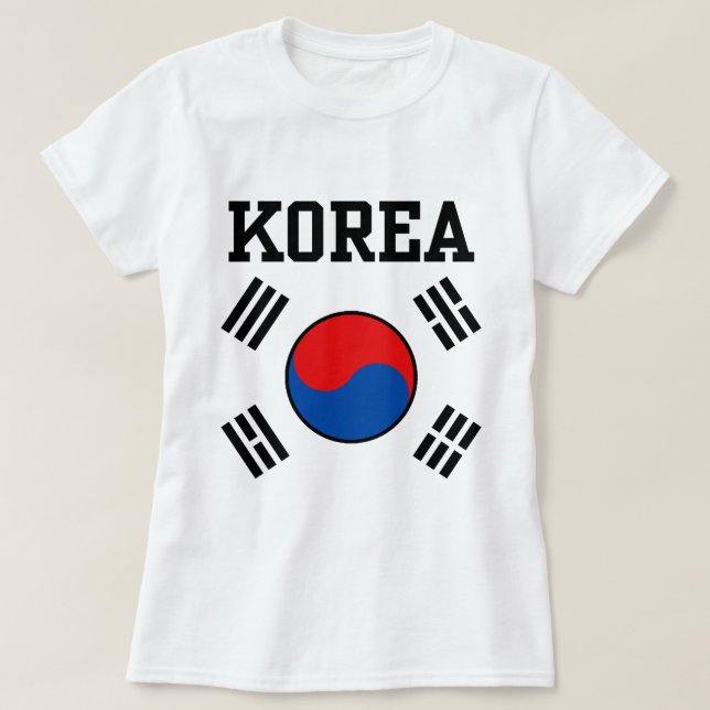 Sydkorea T-shirt (Design framsida)