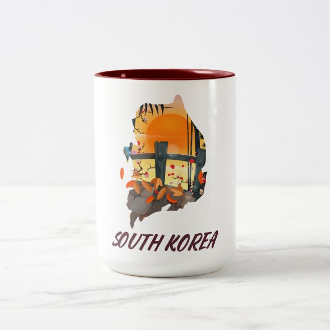 Sydkorea Två-Tonad Mugg (Center)
